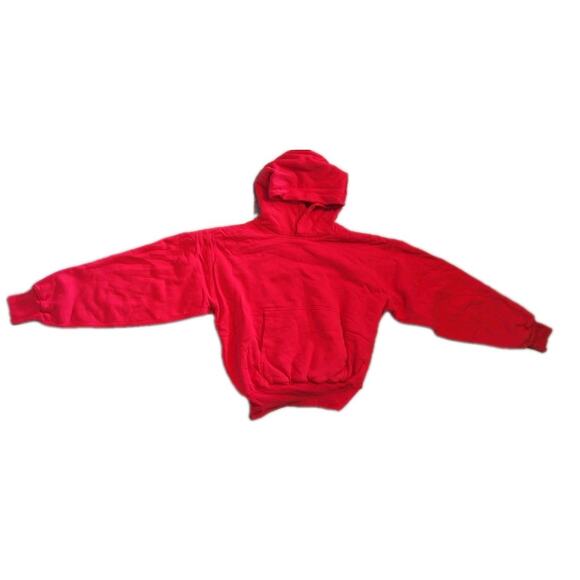 Yeezy x Gap Double Layered Adult Reversible Hoodie YZY Red Size XS Extra Small - Picture 1 of 13